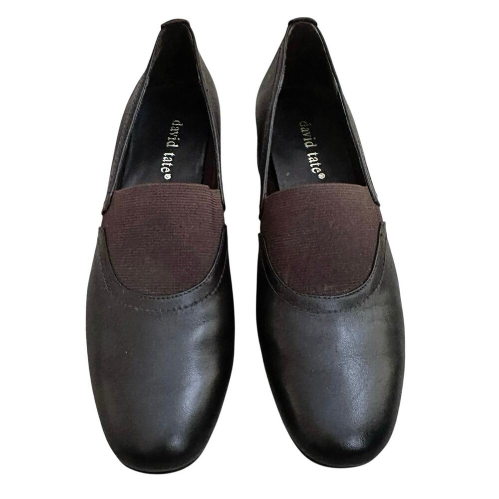 David Tate Olanna Brown Pumps Size 9N Narrow Heels Professional Business